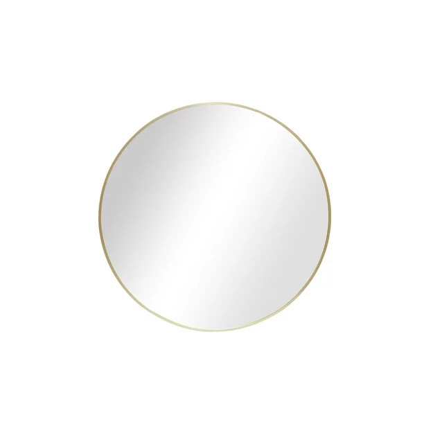Better Homes & Gardens 32" Round Wall Mirror, Gold, Dia 32inch - Walmart.com | Walmart (US)