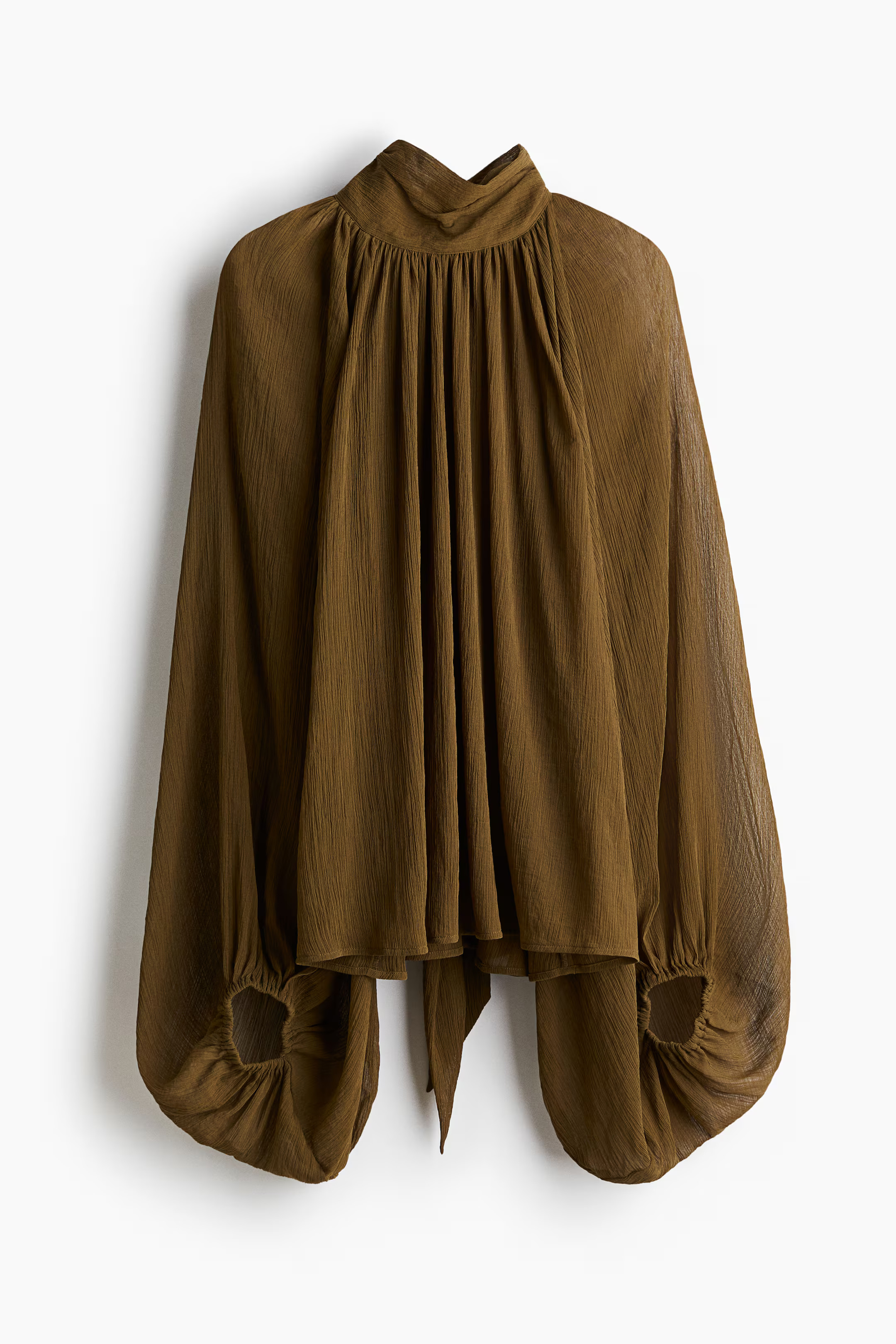 Tie-neck blouse | H&M (UK, MY, IN, SG, PH, TW, HK)