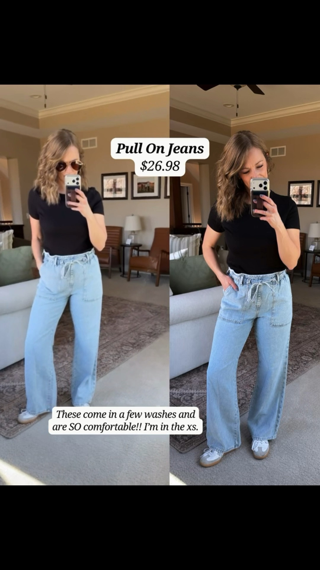 Love these pull-on jeans from Walmart! Available in several washes, and so comfortable! I’m in an XS. 

#LTKPetite #LTKgrwm #LTKOver40