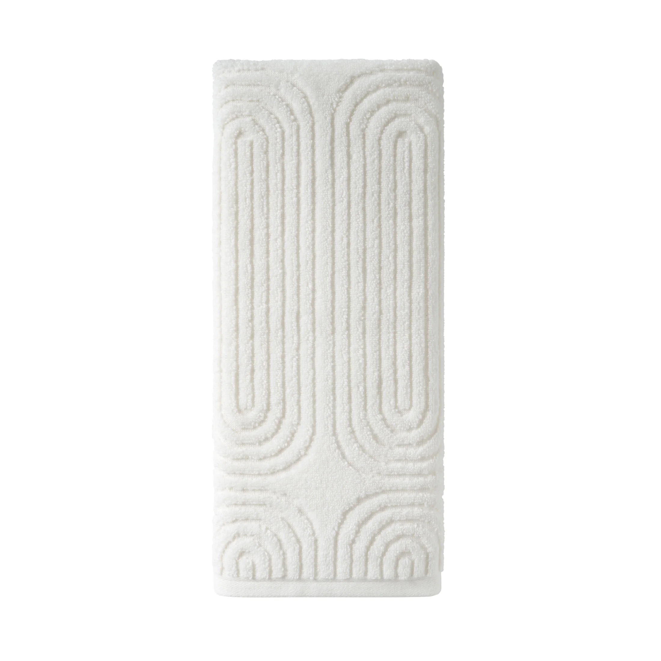 Beautiful Textured Hand Towel, 28" x 16", Off White by Drew Barrymore | Walmart (US)
