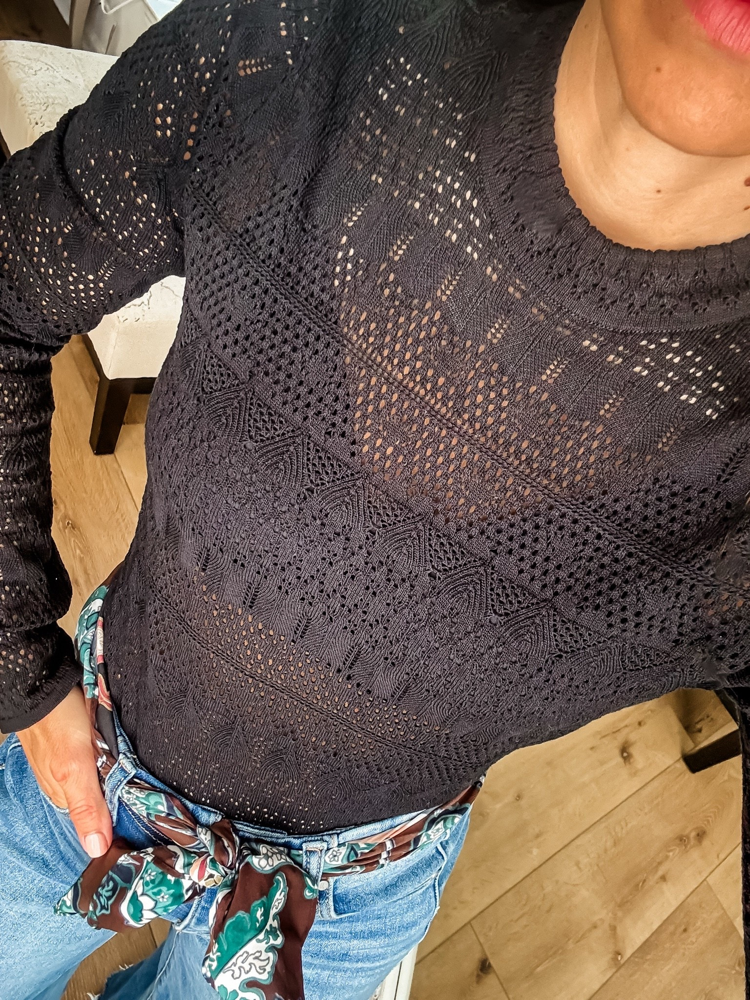Small black sweater

#LTKOver40