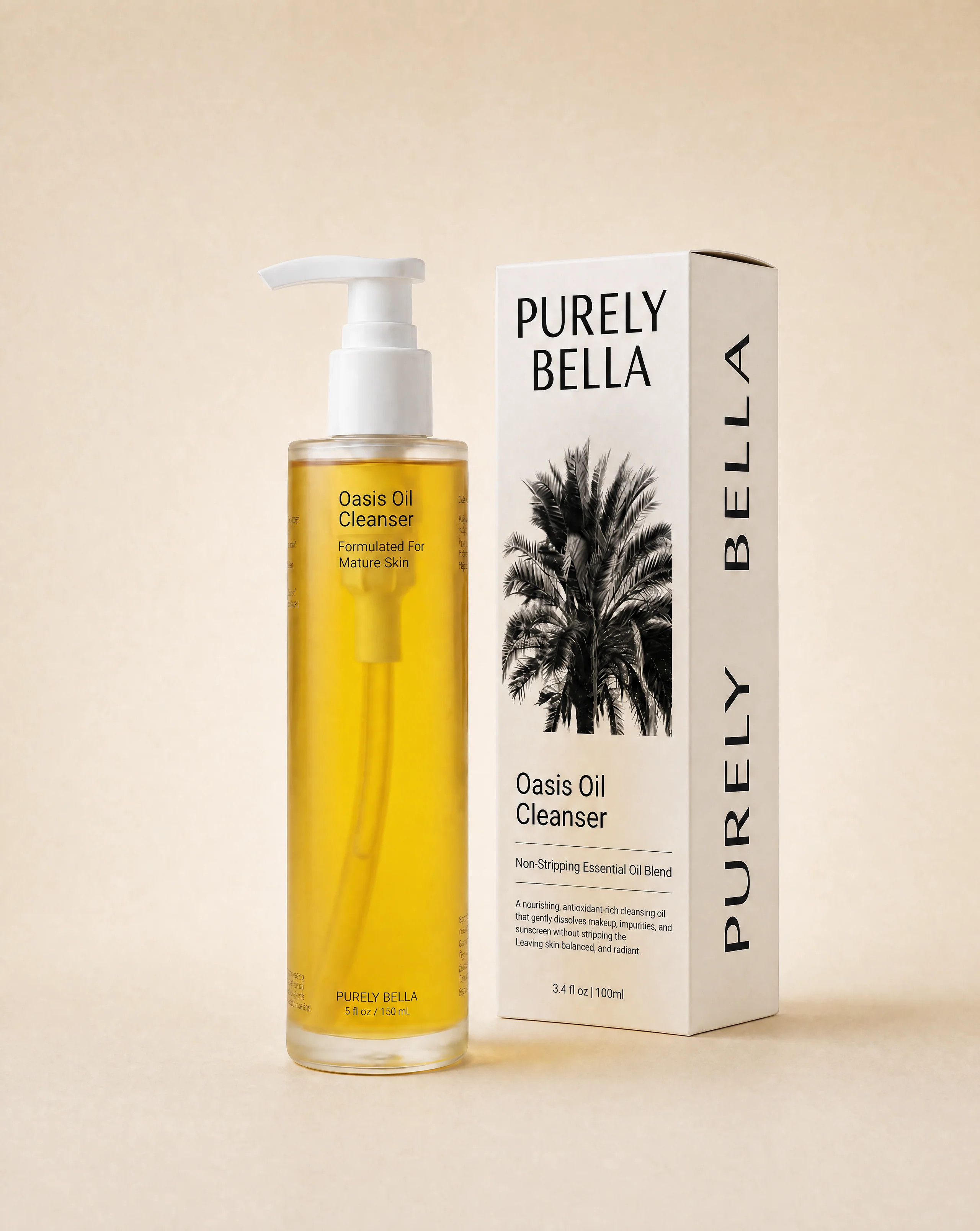Oasis Oil Cleanser | Gentle Makeup & Sunscreen Remover | PURELY BELLA