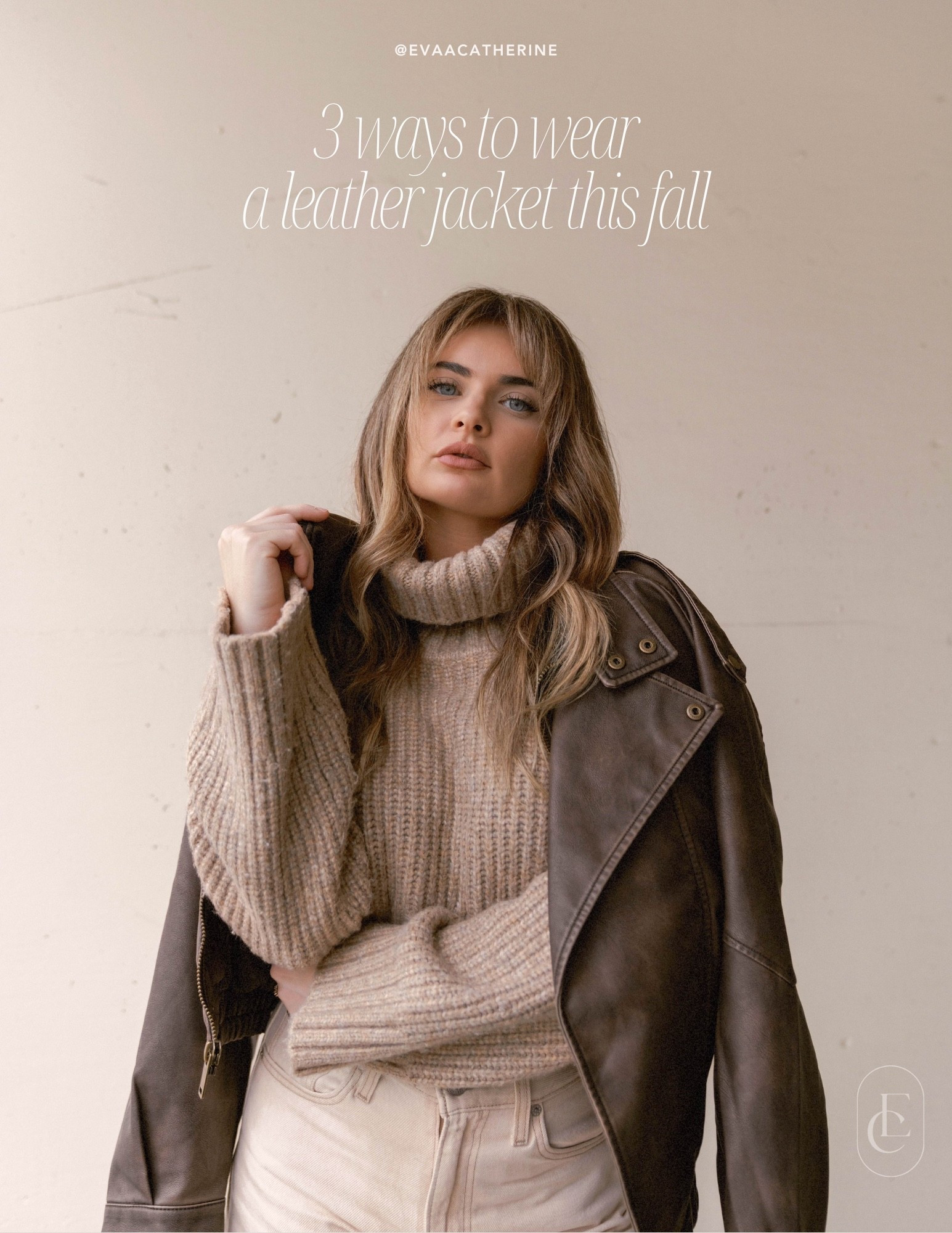 A leather jacket = endless outfit combos. Here are 3 easy ways to wear it this season:
✨ Paired with a cozy sweater + jeans
✨ With a plaid skirt + knee-high boots
✨ Draped over a neutral outfit for an elevated touch

All linked for you on LTK 🤎
