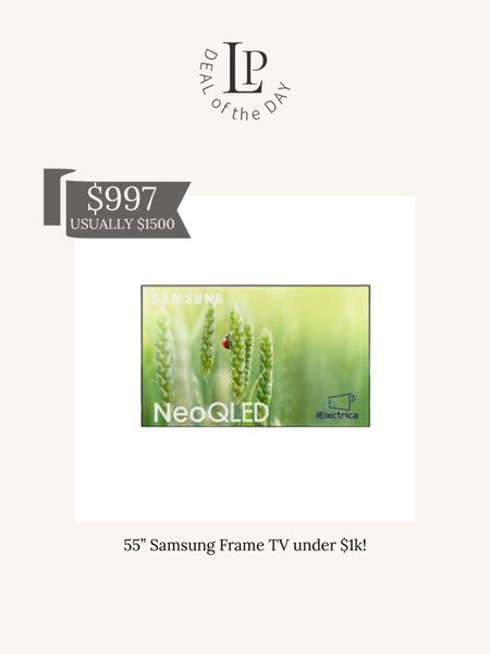 Really great price on this frame tv! 

#samsungframe #frametv 

#LTKGiftGuide #LTKhome #LTKsalealert