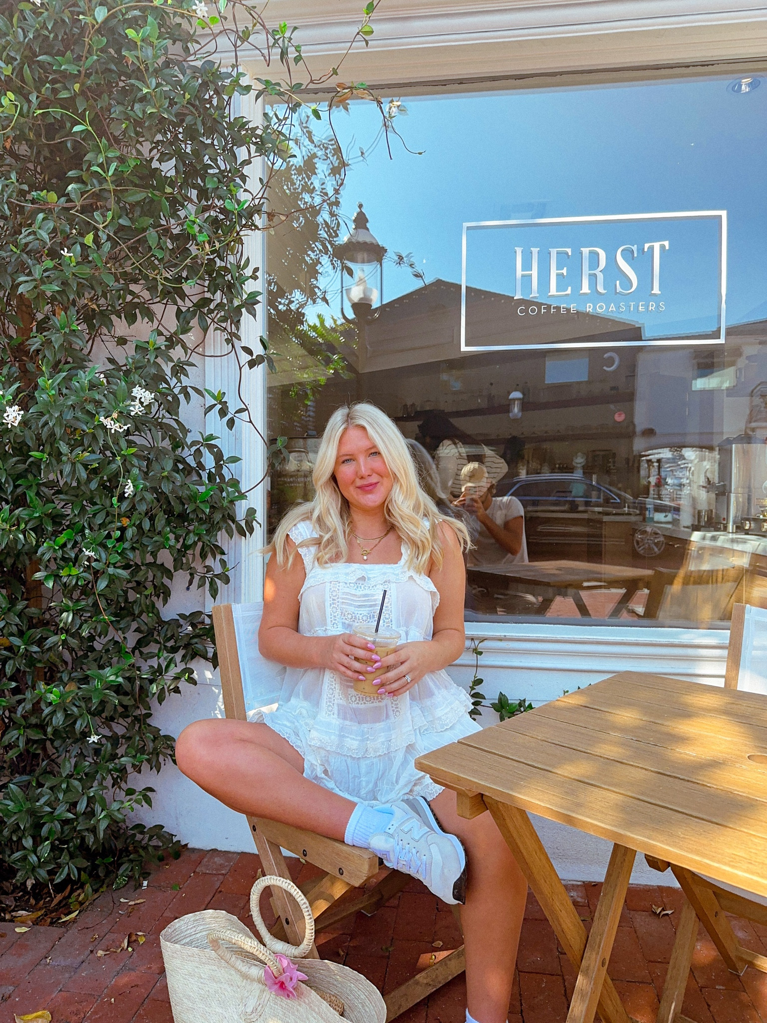 the viral free people dress is back in stock in most sizes! This white lace dress with built in shorts is literally my favorite ever! The quality is so good, I am wearing a size M styled with my new balance 574 and ankle socks from Amazon.

#LTKSeasonal #LTKshoecrush