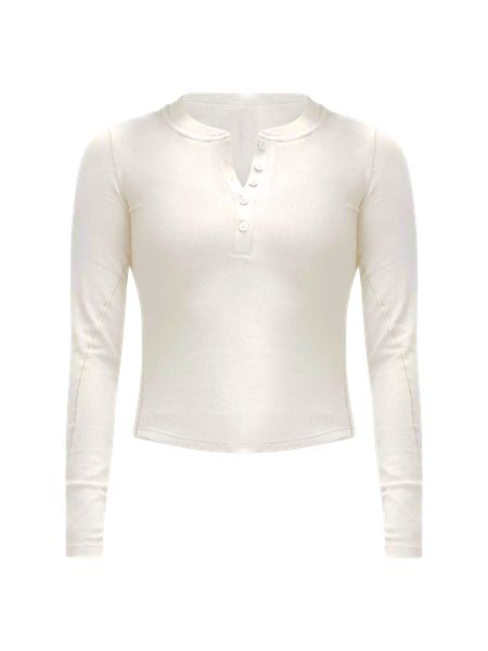 Hold Tight Long-Sleeve Henley | Women's Long Sleeve Shirts | lululemon | Lululemon (US)