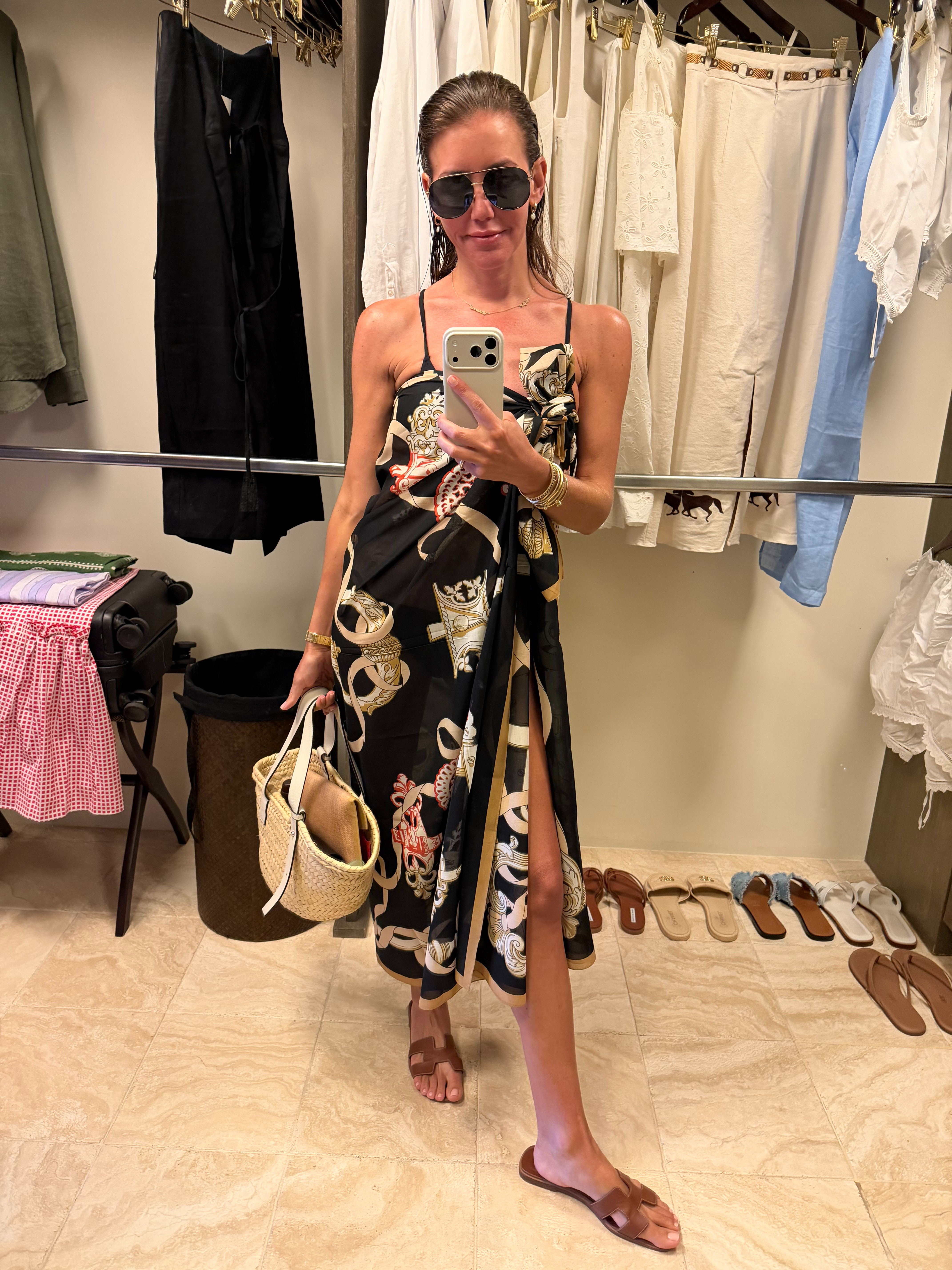 dior sunnies // hermes pareo, similar here // eres bikini // hermes sandals // loewe bag

 

 #LTKSwim #LTKTravel