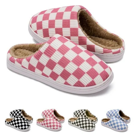 Women s Home Slippers Men s Bedroom Slippers Indoor and Outdoor with Anti Slip Soles | Walmart (US)