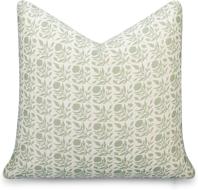 Crumbs Home Modern Farmhouse California Casual Indoor Outdoor Throw Pillow Cover, 20"x20" Water R... | Amazon (US)