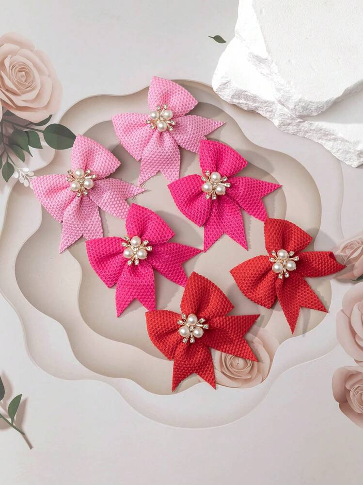 6pcs/Set Minimalist & Elegant Butterfly Hair Clips, Assorted Colors, For Kids | SHEIN