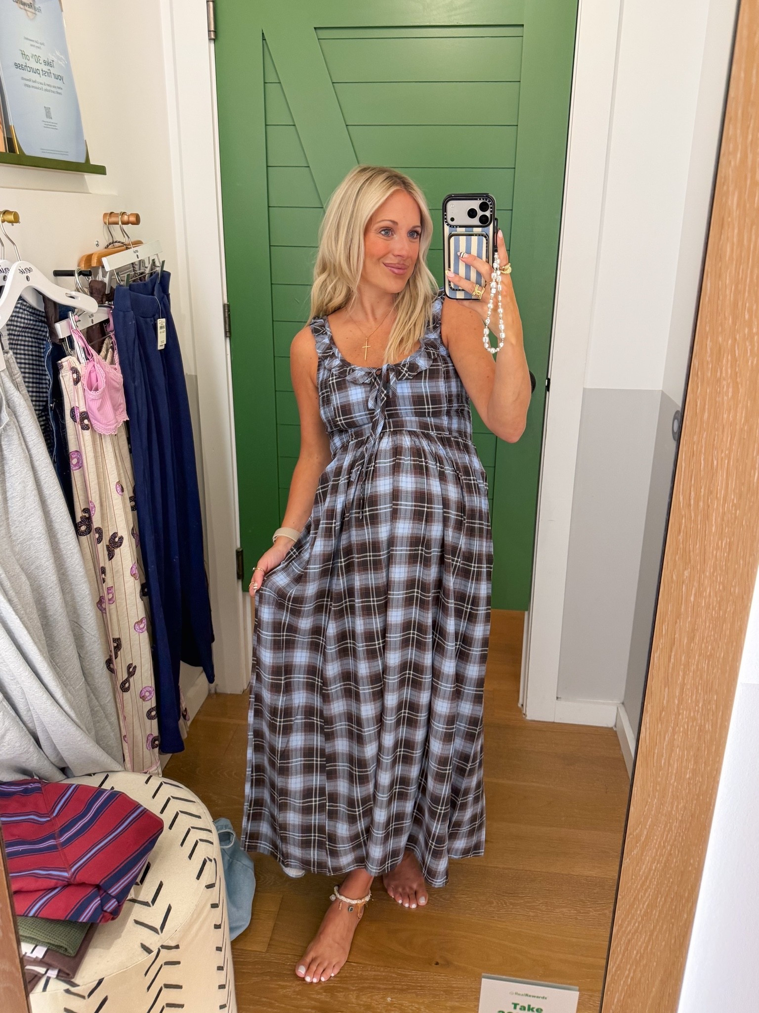 Wearing XS in this dress!! 32 weeks pregnant for reference

#LTKSeasonal #LTKootd #LTKBump