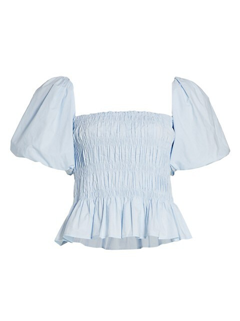 Savina Puff-Sleeve Top | Saks Fifth Avenue