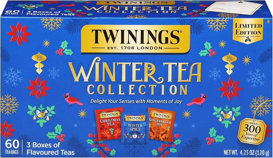Twinings Winter Tea Collection, Limited Edition Holiday Gift Box, 20 Count (Pack of 3), Includes ... | Amazon (US)