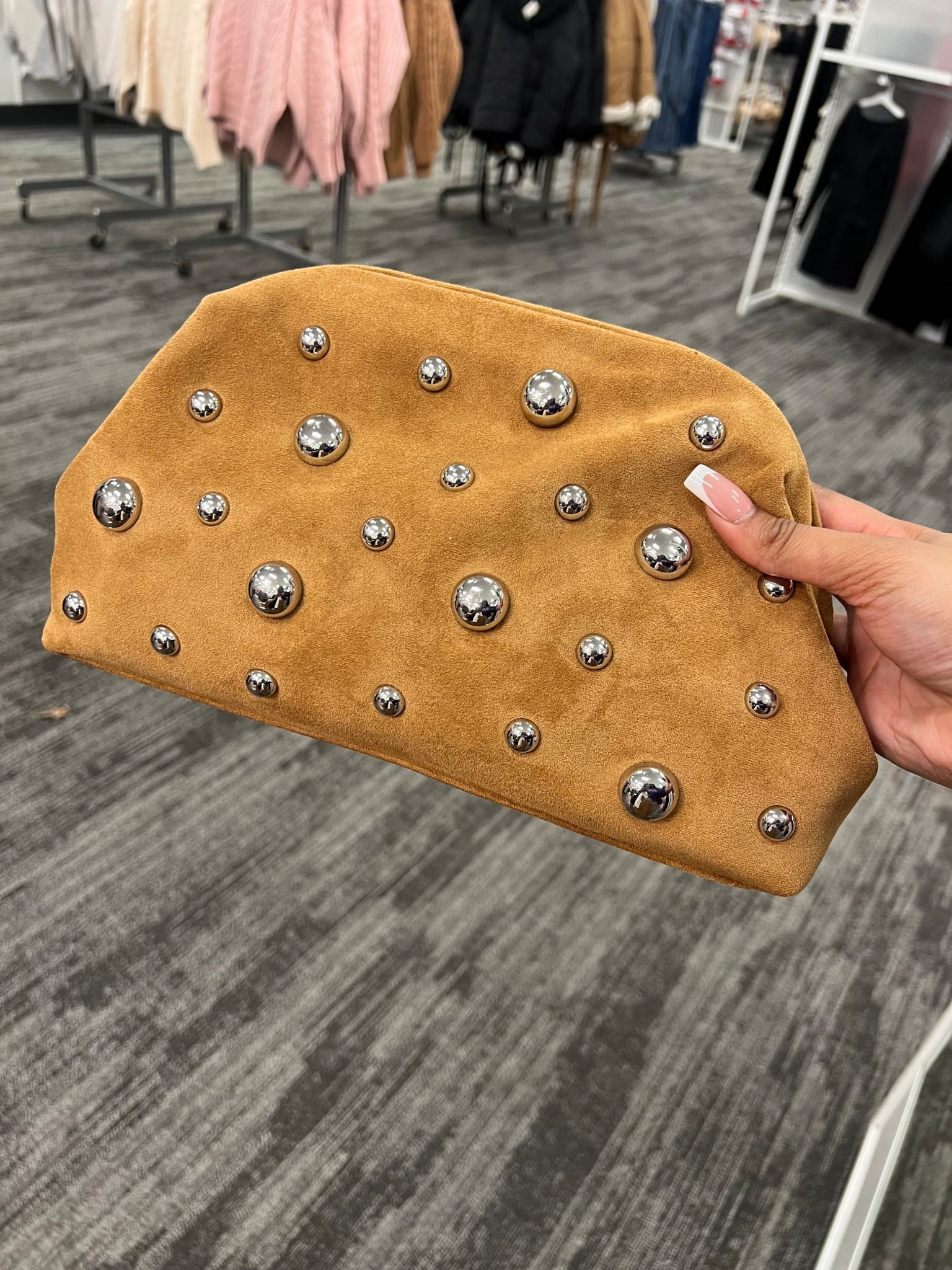 Found the cutest suede clutch in Target! 🤎 

#LTKFindsUnder50 #LTKSeasonal #LTKGiftGuide