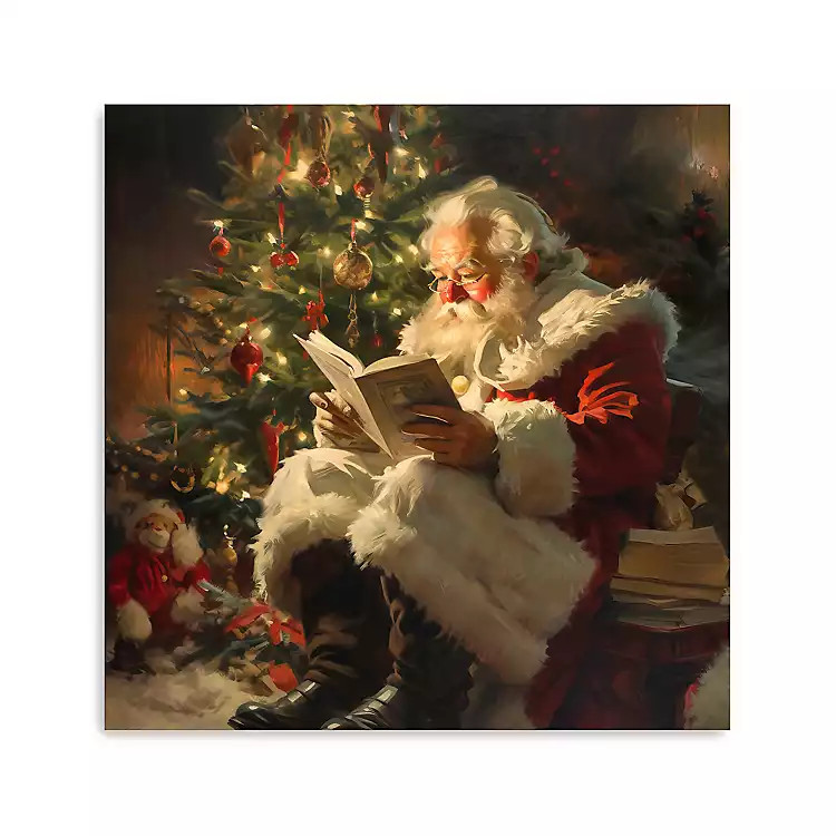 Santa's Stories Canvas Art Print, 30x30 in. | Kirklands