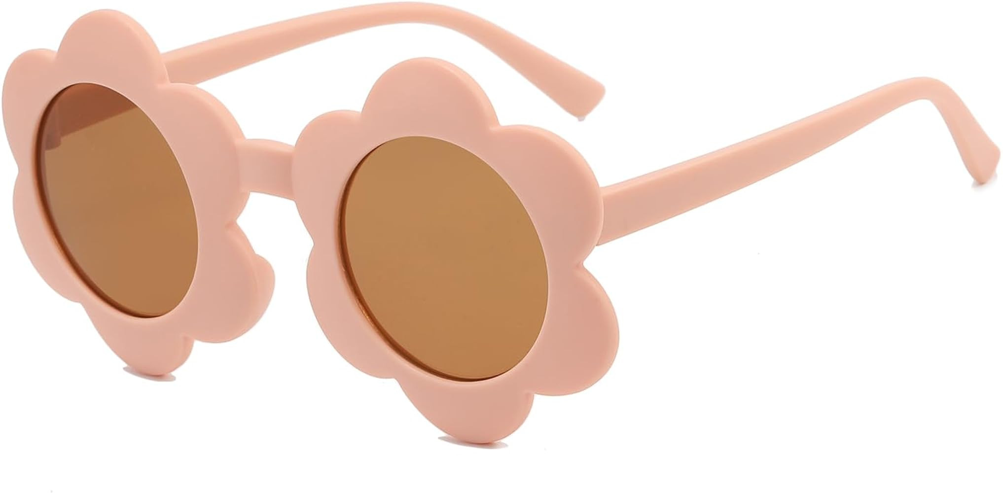 Kids Sunflower Sunglasses for Boys Girls Toddler Baby UV400 Glasses Round Cute Children Eyewear | Amazon (US)