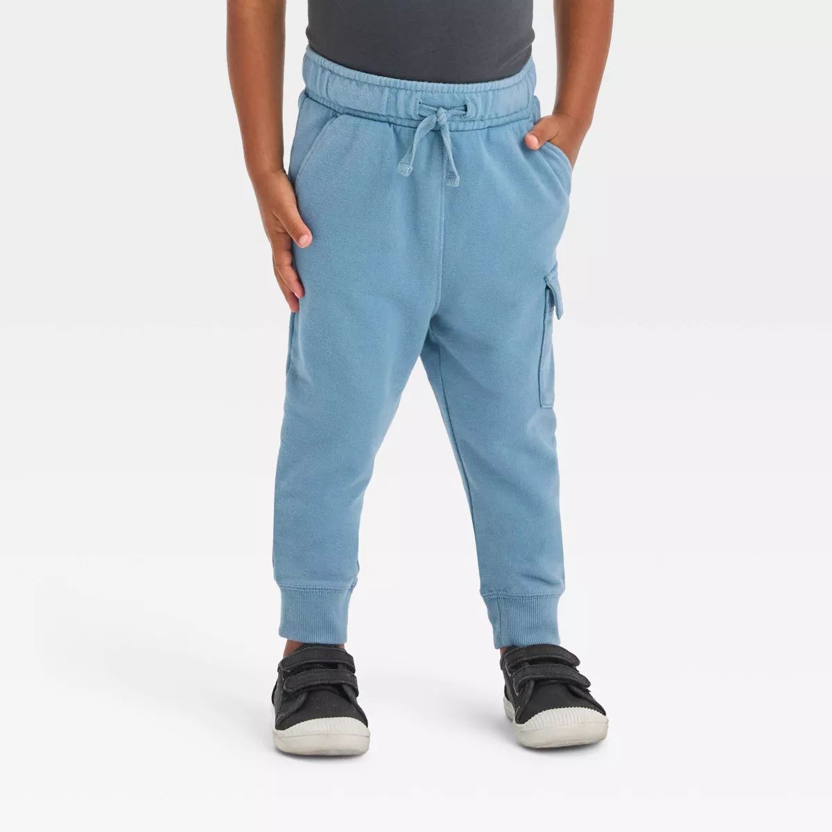 Toddler Boys' Washed French Terry Cargo Pants - Cat & Jack™ | Target