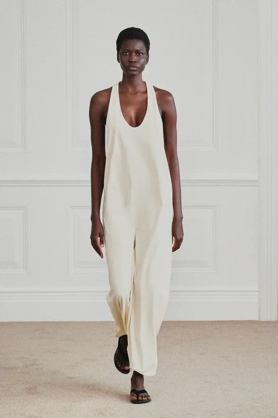 LONG COTTON DRESS | Zara UK