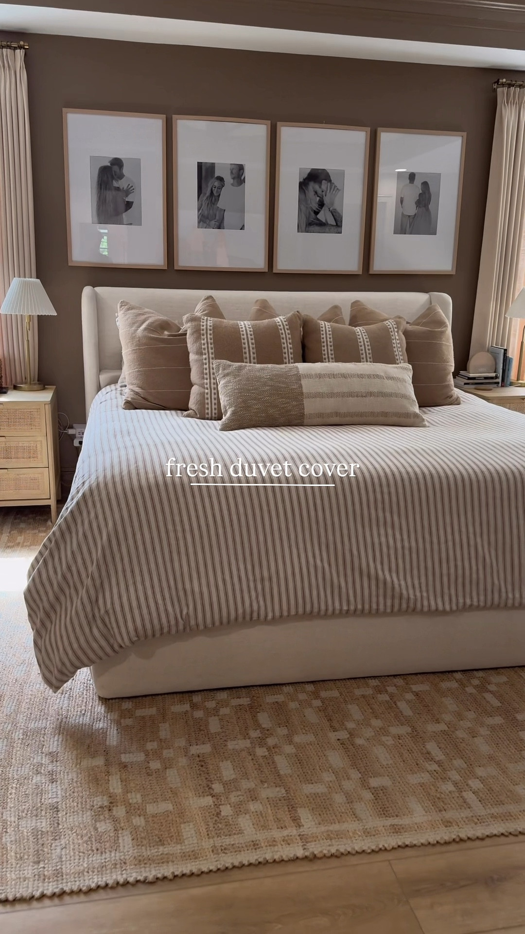 Still loving our duvet cover 🤎🙌🏼 Comes in a few colors, size is great for our king insert, & honestly it’s just super pretty! 😌 I’ll keep ya updated with how it holds up! 

I still might add a throw / blanket at the end of the bed as well to pull a bit more of the darker brown against the creams! 

Bedding / target / parachute / duvet cover / neutrals / home decor / wayfair / woven nook / amazon curtains / Holley Gabrielle 

#LTKSeasonal #LTKHome #LTKStyleTip
