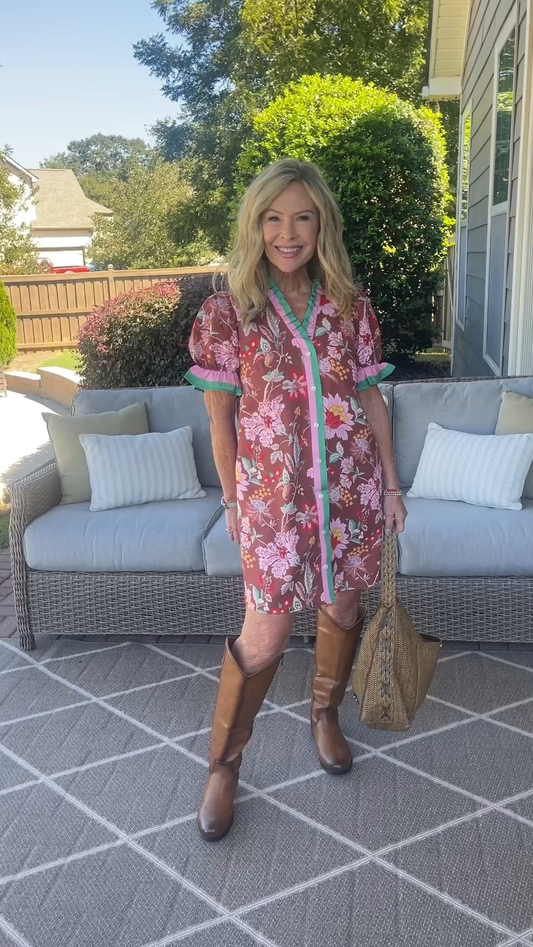Just the cutest brown floral dress for Fall!!!

#LTKdayinmylife #LTKgrwm #LTKootd