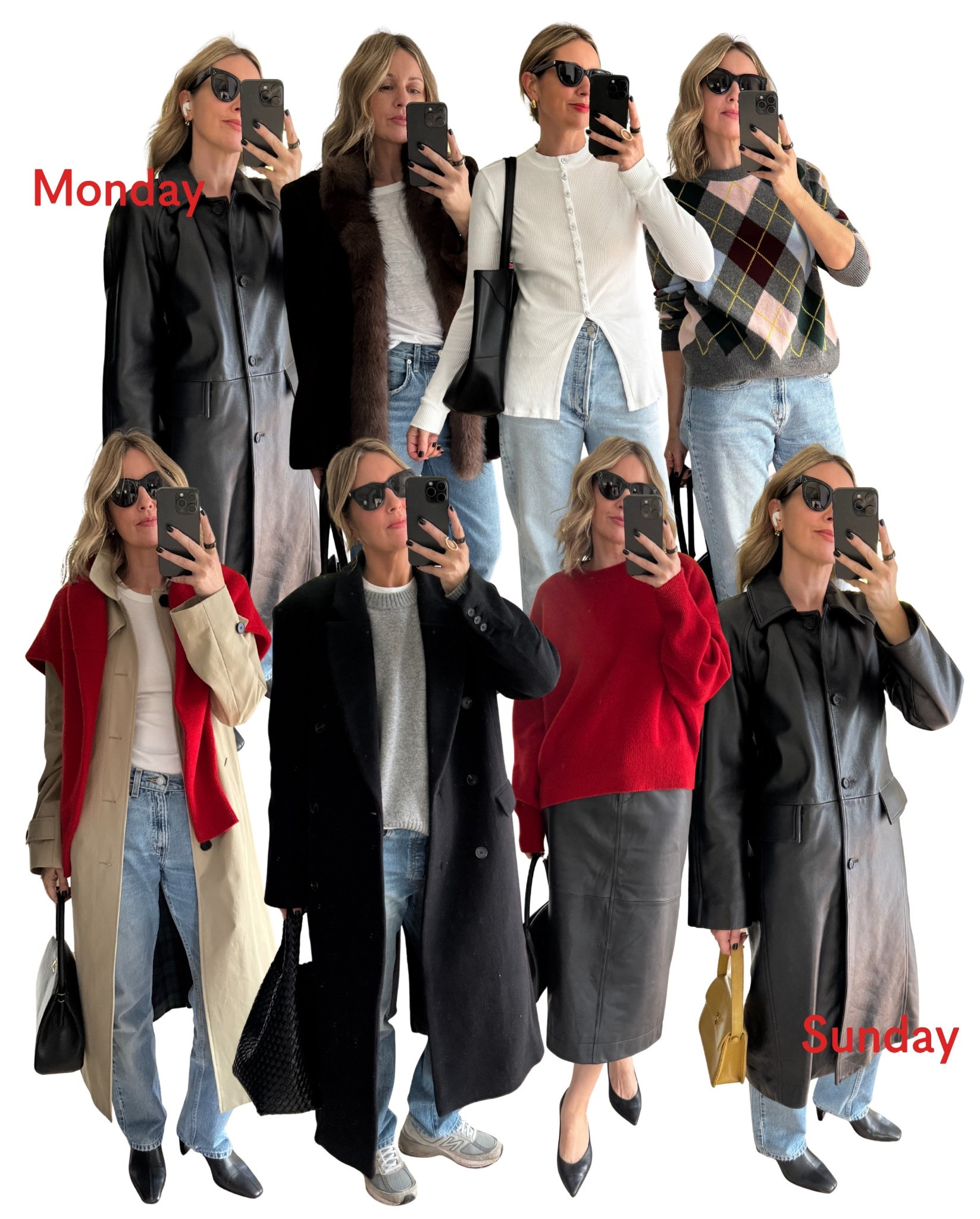 Weekly Seven 

October | Winter | Fall | Autumn | Coat | Jeans | Red | Leather | Styling | Outfit | Work | Date | Winteroutfit


#LTKwinter #LTKdatenight #LTKautumn