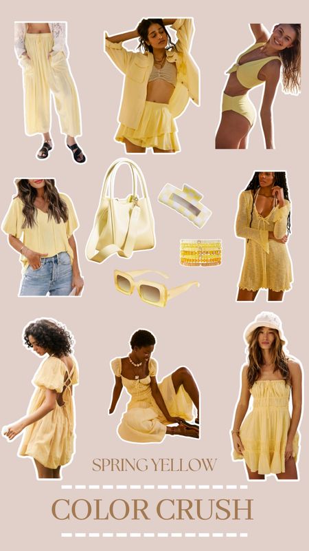 Loving the yellows this time of year! I have rounded up some of my favorite items in this trending color. Love the flowy dresses and super cute accessories. 

Spring 
Women’s Fashion 
Outfit Inspo

#LTKitbag #LTKSeasonal #LTKstyletip