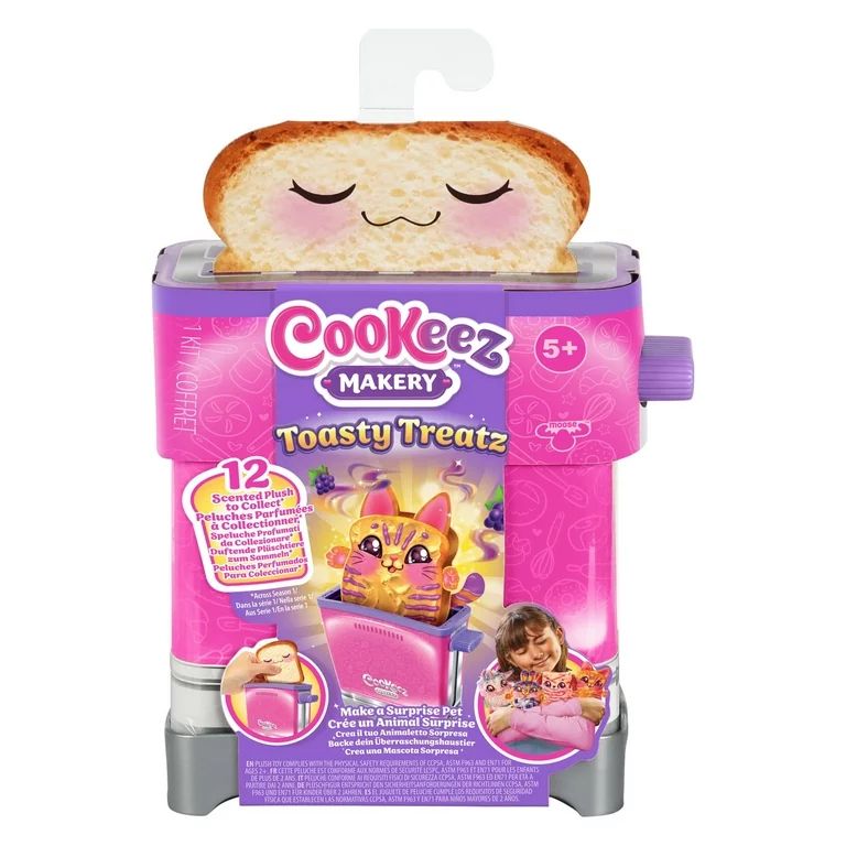 Cookeez Makery Toasty Treatz Toaster with Scented Plush, Styles Vary, Ages 5+ - Walmart.com | Walmart (US)