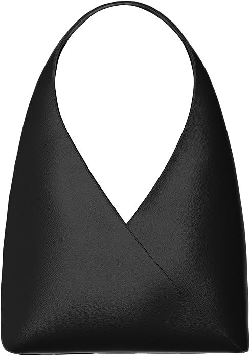 Premium Italian-design tote hobo vegan leather shoulder & crossbody bag for women, Cute large tot... | Amazon (US)