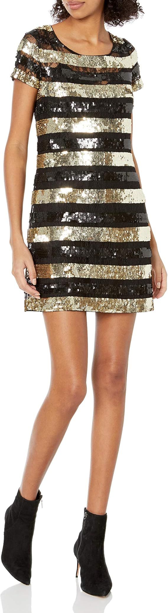French Connection Women's All Over Sequin Dresses | Amazon (US)