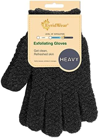 Amazon.com: EvridWear Exfoliating Dual Texture Bath Gloves for Shower, Spa, Massage and Body Scru... | Amazon (US)