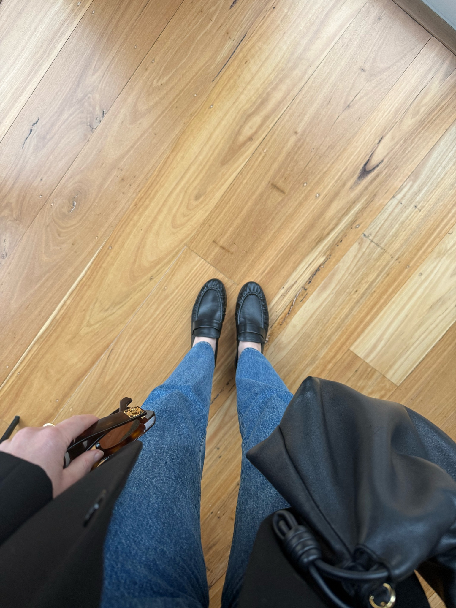 New black leather loafs by Tony bianco, perfect for the cooler weather approaching. I’ve paired this with my high rise straight leg denim and an oversized black blazer 

#LTKaustralia #LTKstyletip #LTKautumn