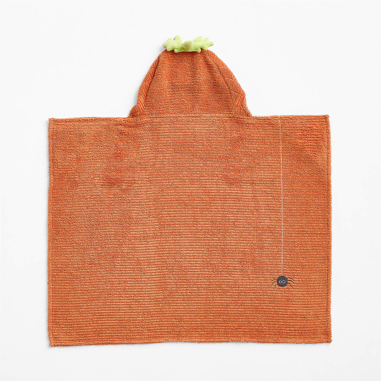 Halloween Pumpkin Organic Cotton Hooded Baby Towel + Reviews | Crate & Kids | Crate & Barrel