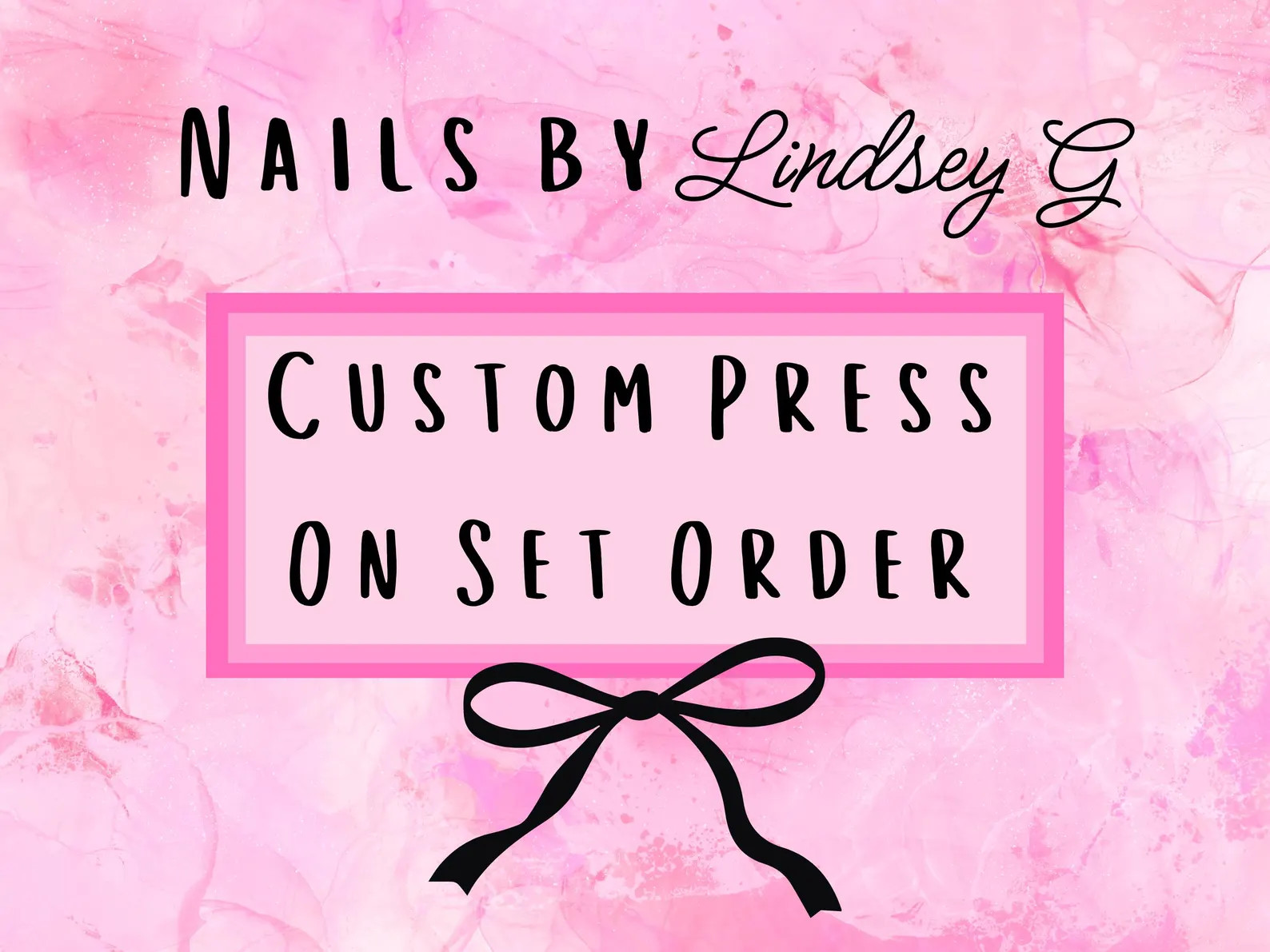 Custom Press On Nails | Reusable Nail Set Order | Etsy (Global)