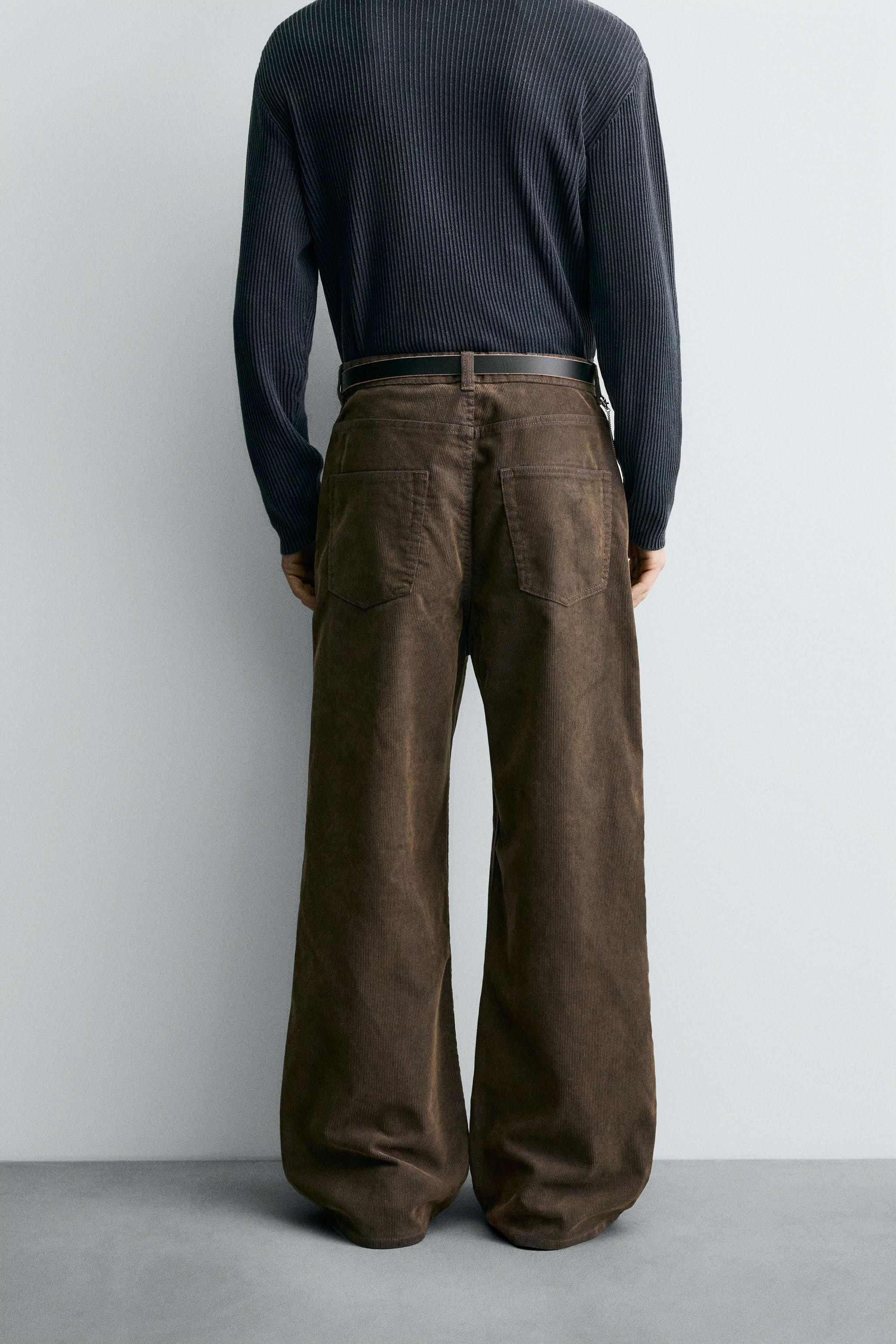 BAGGY FIT CORDUROY PANTS | Zara US