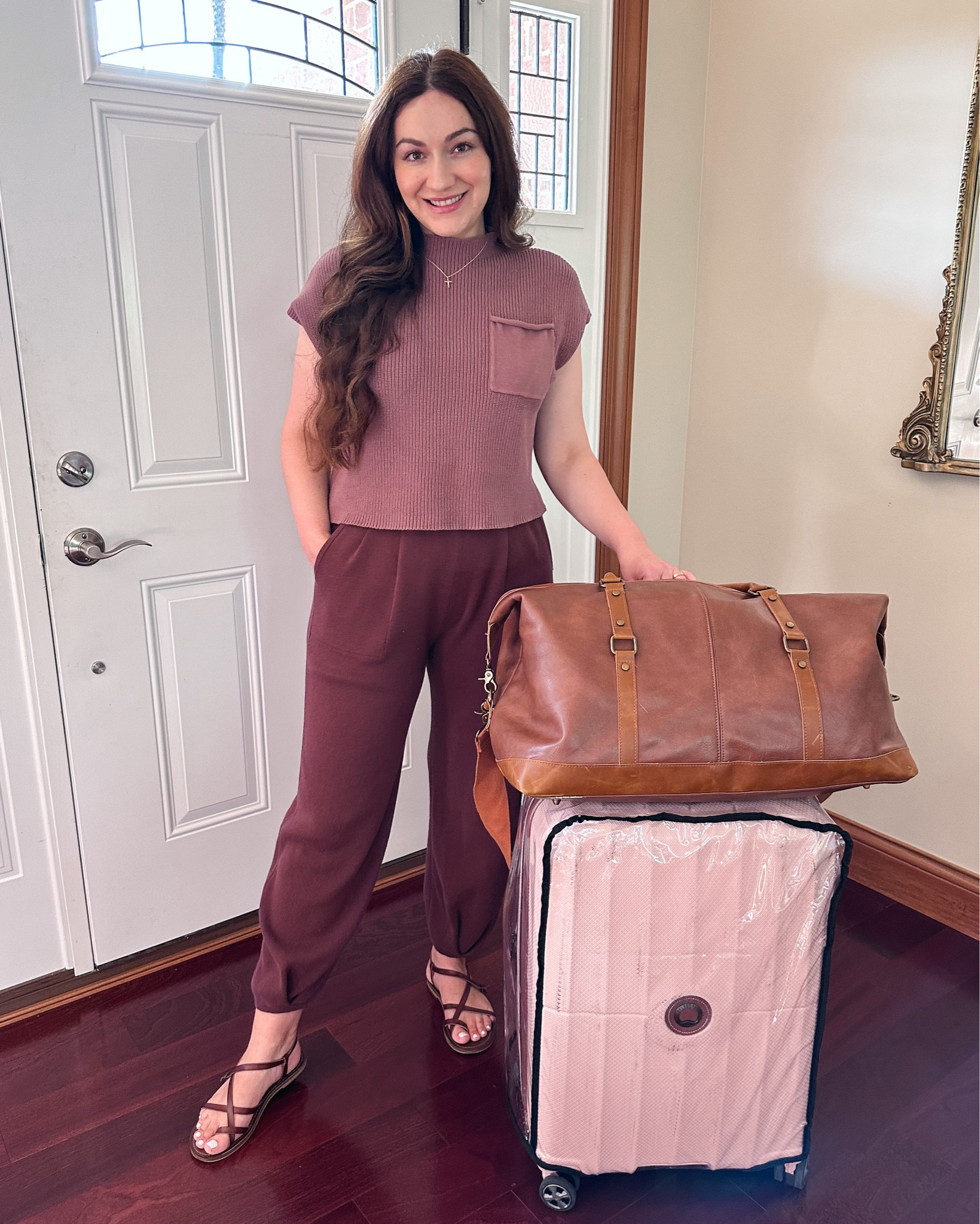 @AmazonFashion two piece sweater set fits TTS
🔑 Amazon sets, loungewear set, travel outfit, luggage, fall outfits 

#LTKxPrime #LTKSeasonal #LTKsalealert