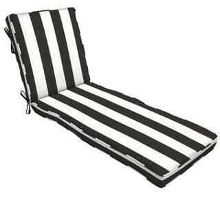 Home Decorators Collection 22 x 74 Sunbrella Cabana Classic Outdoor Chaise Lounge Cushion | The Home Depot