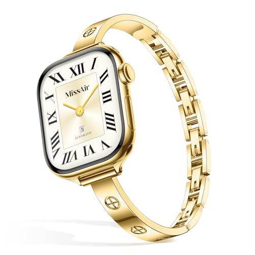 Missair Slim Bands Compatible with Apple Watch 38mm 40mm 41mm 42mm 44mm 45mm 46mm 49mm for Women,... | Amazon (US)