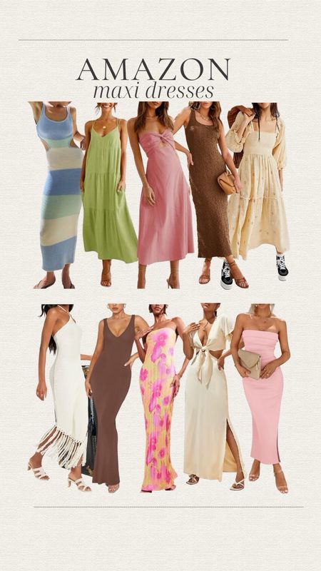 Loving all of these maxi dresses from Amazon! Perfect for vacations or everyday 

Travel | wedding | spring fashion 

#LTKwedding #LTKfindsunder100 #LTKtravel