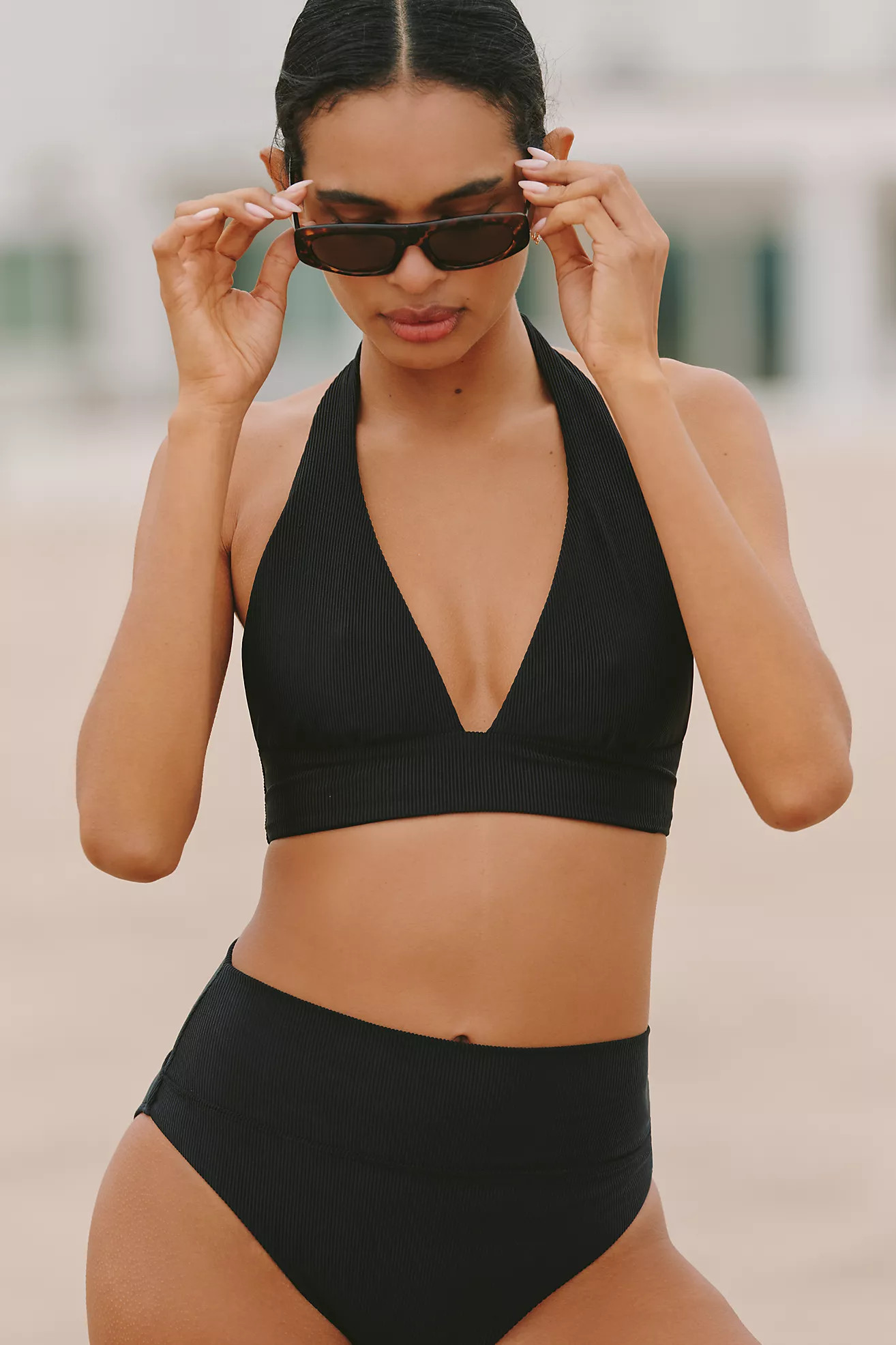 Beach Riot Laurel Halter Bikini Top | Anthropologie (US)