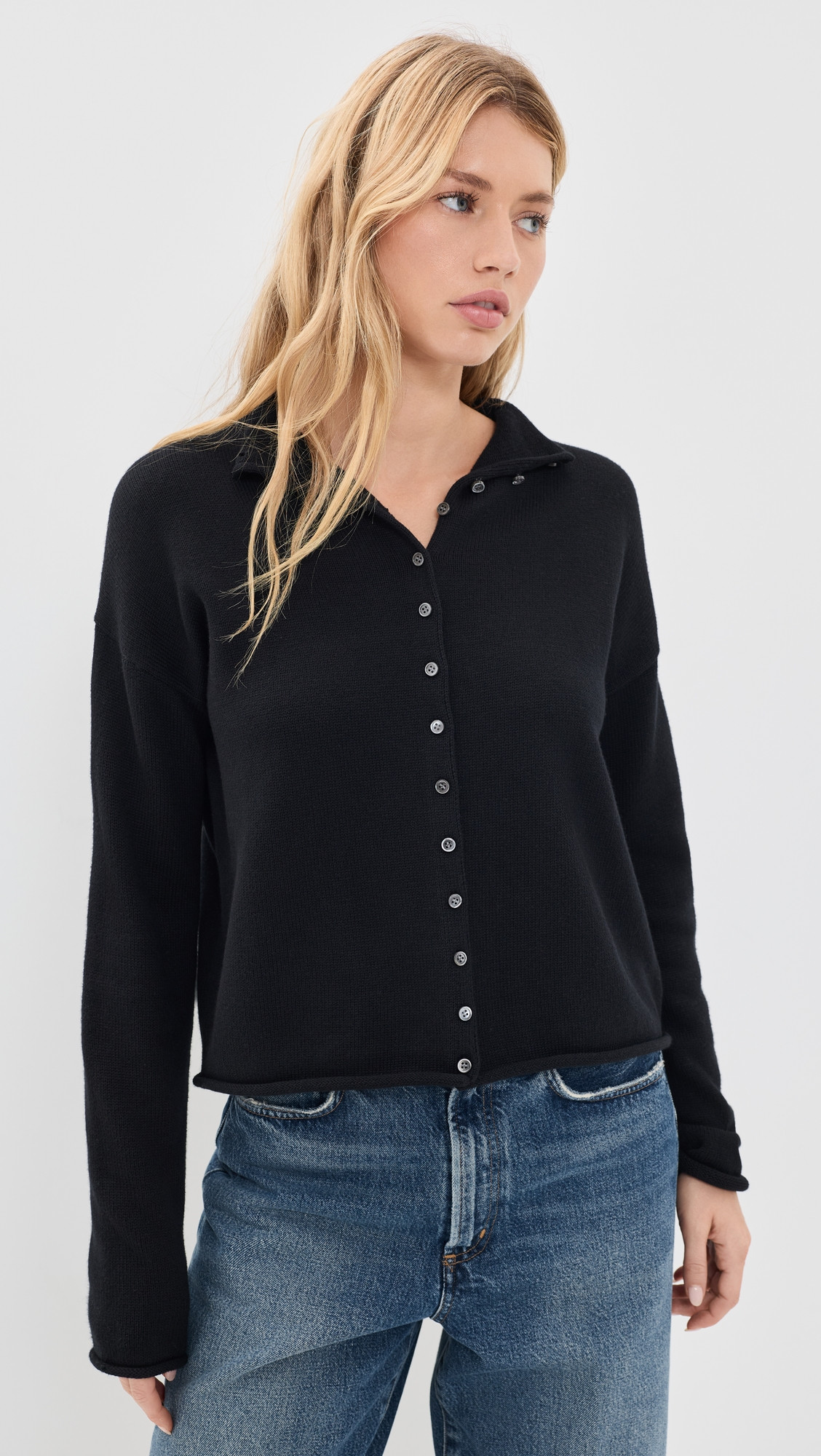Alex Mill Taylor Cardigan Black S | Shopbop