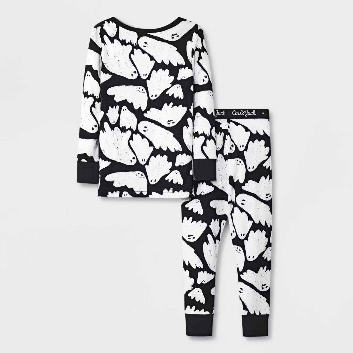 Toddler Boys' 4pc Pumpkin & Ghost Pajama Set - Cat & Jack™ Black | Target