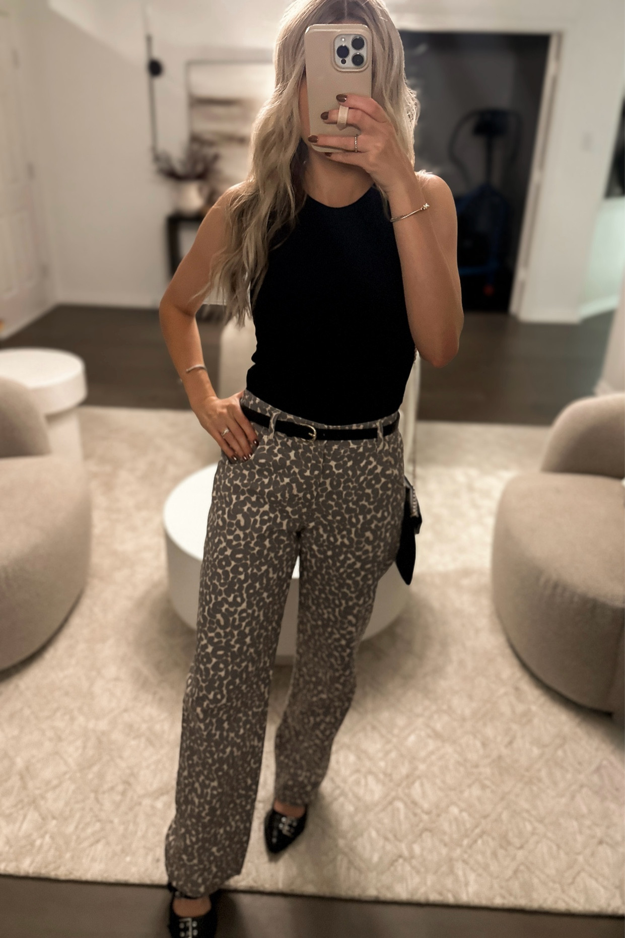 Bodysuit- S Abercrombie, linking similar
Leopard pants- XS 

Loving the leopard trend for fall and winter! These pants are so budget friendly but awesome quality. Reviews were mixed online but I thought they fit great. Definitely a straight fit. I’m 5”7 and the length was perfect, if you are shorter, you may need to cuff or wear with a heel 

(Target finds, leopard pants, cheetah pants, fall, fashion, winter style, black belt, black shoes, pointy shoes, target shoes, girls night outfit, date night outfit, basics, style, ootd, outfit) 

#LTKStyleTip #LTKSaleAlert #LTKFindsUnder50