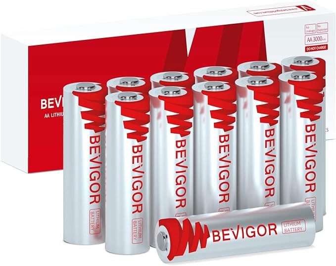 Bevigor Lithium Batteries AA Size, AA Battery 12Pack, 3000mAh Double A Battery, 1.5V Lithium AA B... | Amazon (US)