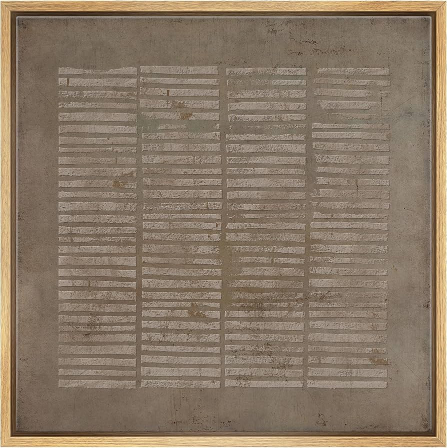 SIGNWIN Framed Canvas Print Wall Art Geometric Minimal Retro Line Pattern Abstract Shapes Modern ... | Amazon (US)