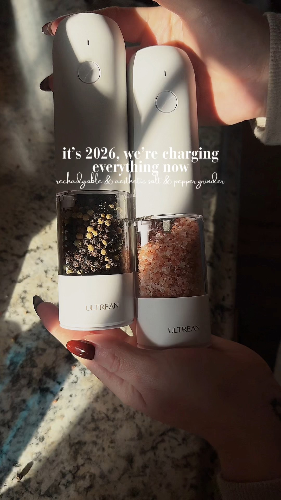 Adjustable grind, rechargeable, and actually powerful, these Ultrean electric grinders are the ones I recommend to literally everyone

#ElectricGrinders #SaltAndPepperGrinders #KitchenGadgets #AmazonFinds #AmazonKitchen #AmazonHome 
#LTKHome #LTKKitchen #LTKFinds #LTKSale #LTKDeals #LTKAmazon

#LTKHome #LTKSaleAlert #LTKGiftGuide