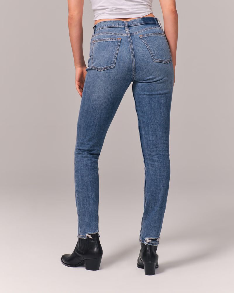 High Rise Skinny Jeans | Abercrombie & Fitch (US)