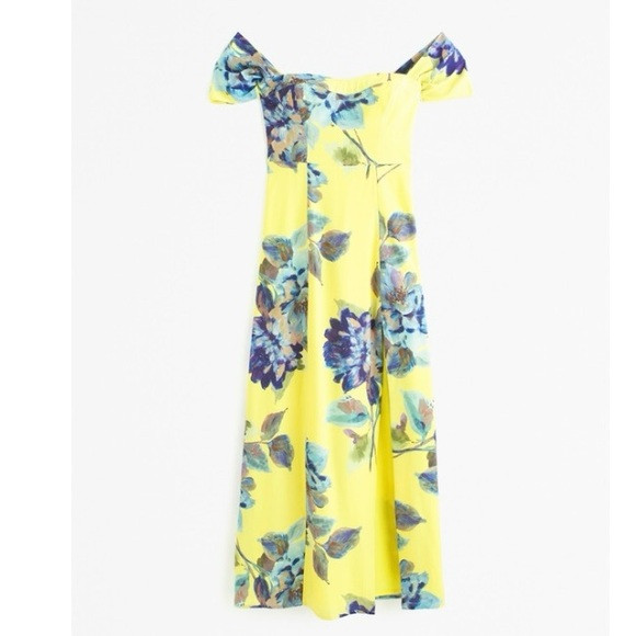 Abercrombie Camille off the shoulder dress petite | Poshmark