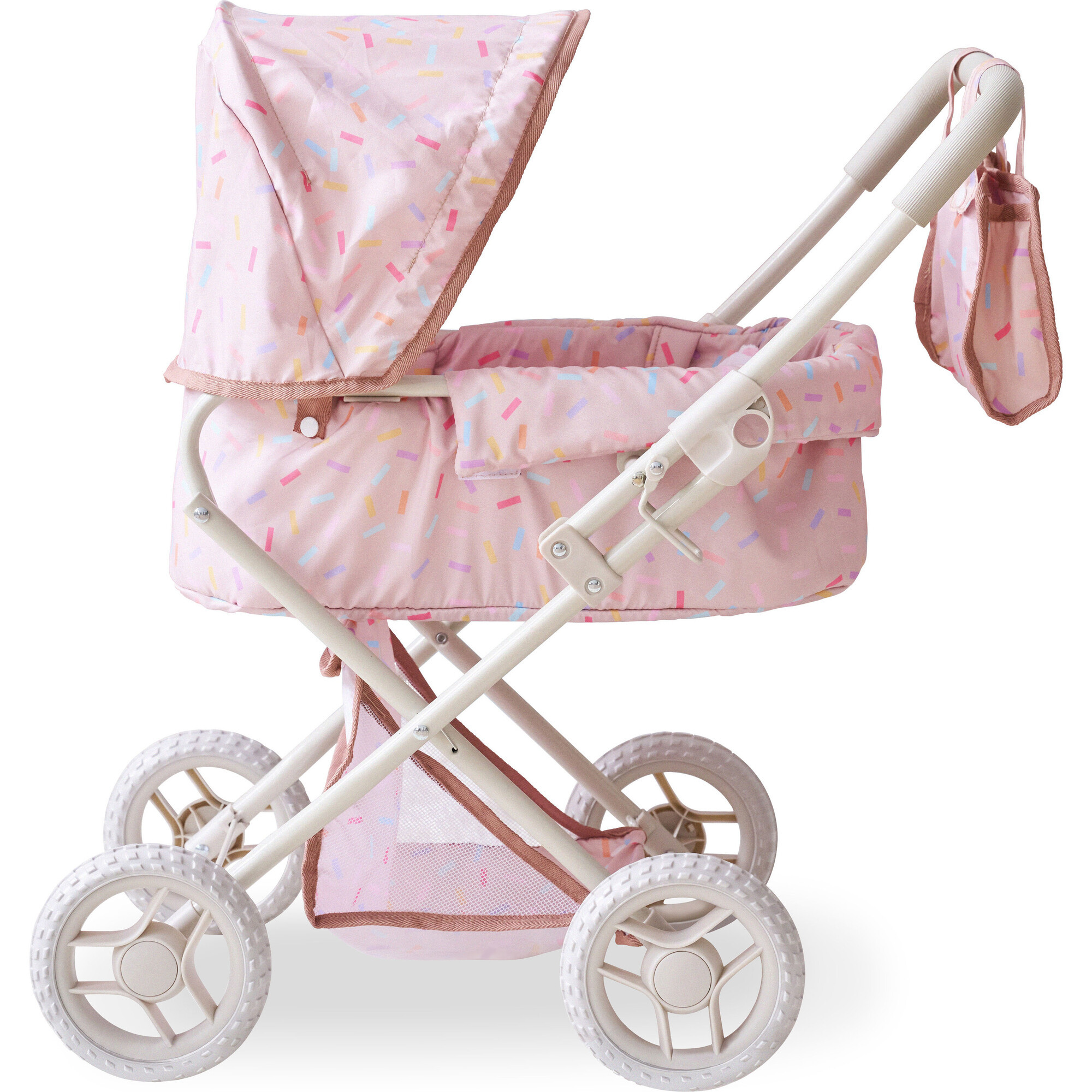 Olivia's Little World Confetti Doll Classic Stroller with Removable Bassinet | Maisonette