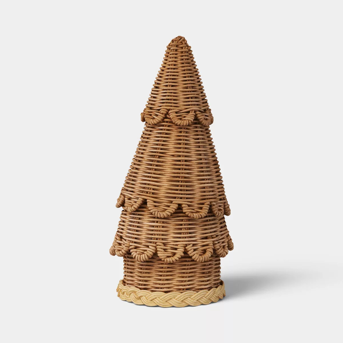 Large Scalloped Woven Christmas Tree - Threshold\u2122 | Target