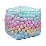 Amazon Basics BPA Free Crush Proof Plastic Pit Balls with Storage Bag, Toddlers Kids 12+ Months, 100 | Amazon (US)